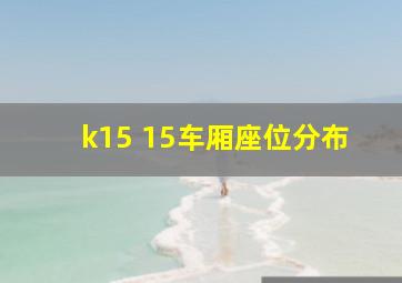 k15 15车厢座位分布